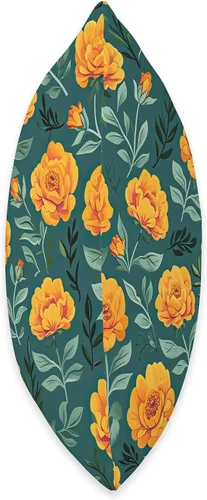 Miniatura 2 de Marigold Cute Flower Pattern Throw Pillow