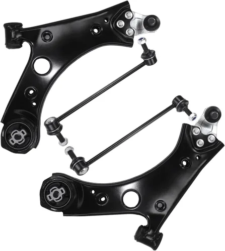 Miniatura 112 de Detroit Axle - Brazos de control superiores traseros para Chrysler 300 Dodge Challenger Charger Magnum, reemplazo del conjunto de brazos de control