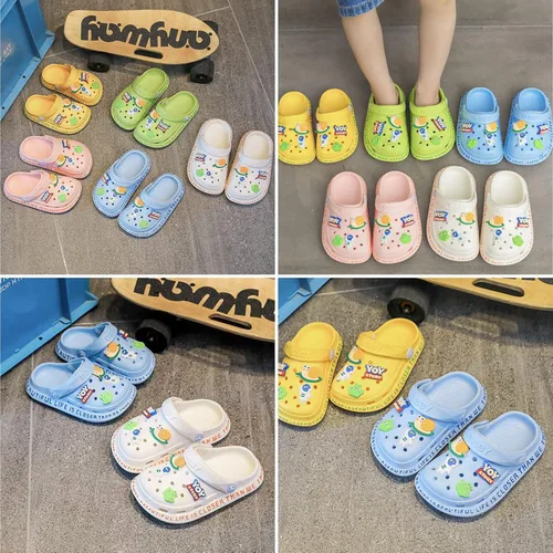 Miniatura 3 de Simplee kids Toddler Kids Clogs Baby Boys Girls Classic Water Garden Slippers Lightweight Cartoon Sandals Summer Beach Pool Outdoor Play Shoes