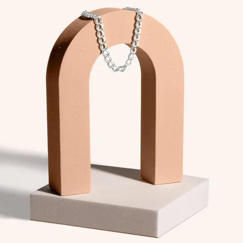 Miniatura 8 de PORI JEWELERS Pulsera de plata de ley 925 con eslabones italianos para hombre y mujer, Metal
