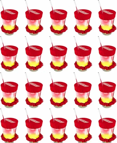 Miniatura 23 de Nightcap Coletero Cubrevasos - El Coletero Reutilizable para Prevención de Adulteración de Bebidas Como se Vio en Shark Tank Negro