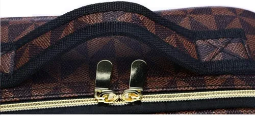 Miniatura 5 de Estuche de maquillaje de viaje, estuche organizador de cosméticos de maquillaje, bolsa de almacenamiento portátil para artistas con divisores