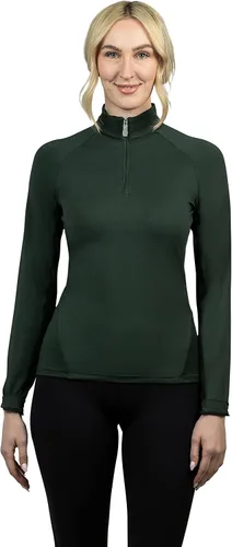Miniatura 2 de Kastel Denmark Camiseta ligera de manga larga para el sol, con cremallera de un cuarto, protección UPF 30+