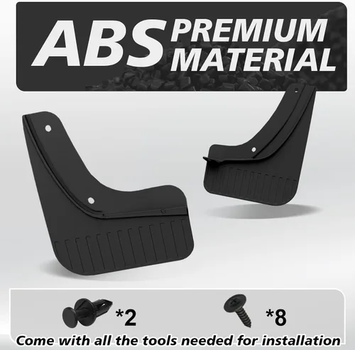 Miniatura 3 de Muslogy Protectores de barro compatibles con Kia Telluride 2020-2025 2026, accesorios protectores de barro delanteros y traseros, 4 unidades sin