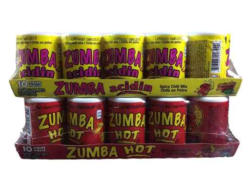 Miniatura 3 de Zumba Paquete de pica, acidina y mezcla de chile picante picante, 10 unidades de 10.6 onzas cada paquete = 20 unidades en total