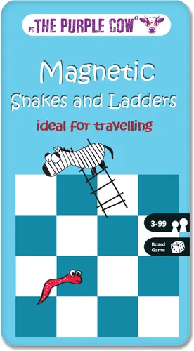 Miniatura 12 de The Purple Cow - Juego de ajedrez magnético para niños y adultos. Tamaño de viaje, juego ligero para horas de diversión - Mini juego portátil
