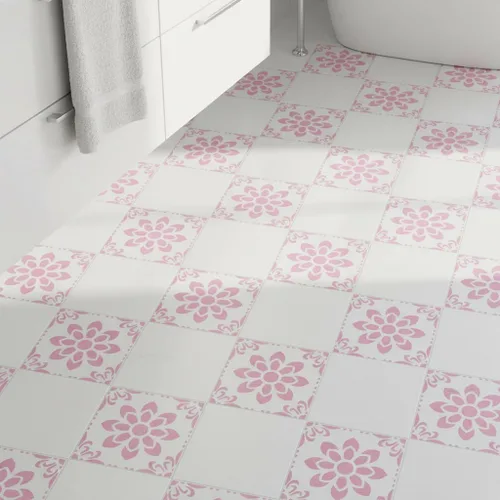 Miniatura 5 de 2 plantillas grandes de 12 x 12 pulgadas para pintar pisos, paredes, patios, azulejos de cerámica, madera, plantillas de mandala grande
