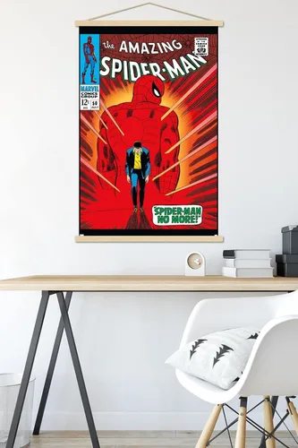 Miniatura 5 de Trends International Marvel Comics Amazing Spider-Man #50 - Póster de pared, 22.37 x 34.00 pulgadas, paquete de impresión premium y colgador