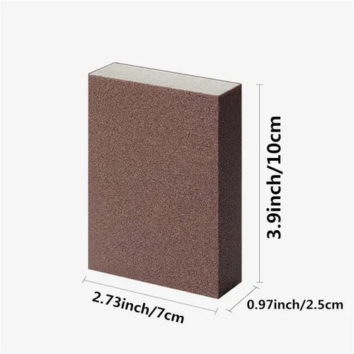 Miniatura 4 de 6 esponjas de esmeril cepillo Nano Carborundum esponja para eliminar óxido, limpieza de baño, suministros de cocina, descalcificación Clean Rub Pot