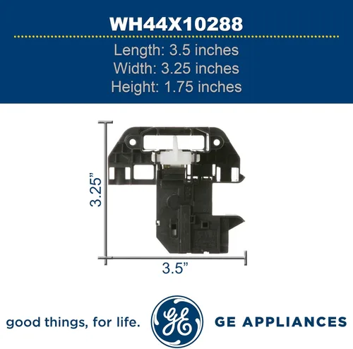 Miniatura 4 de GE WH44X10288 - Pestillo de puerta original OEM para lavadora GE