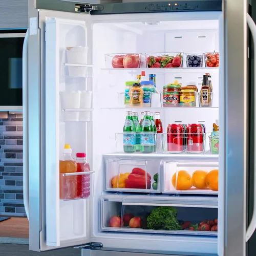 Miniatura 4 de Sorbus Juego de 10 Contenedores de Plástico Transparente Medianos – Contenedores Transparentes para Organizar, Organizadores de Refrigerador
