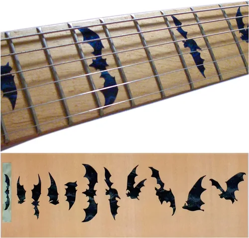 Miniatura 3 de Jockomo BAT/Avalon RED Pegatina de Incrustación para Guitarra