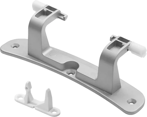 Bisagra de puerta de lavadora Affinity mejorada 134550800 con bujes y kit de golpeador 131763310 – Compatible con lavadoras Frigidaire, Kenmore,
