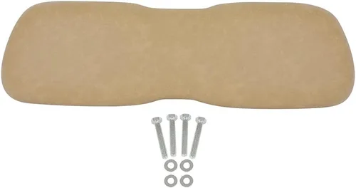 Conjunto de cojín de asiento delantero de carrito de golf para Club Car DS 2000.5-up, bronceado, cojín de repuesto individual Respaldo del asiento -
