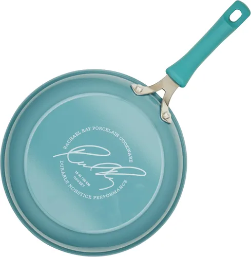 Miniatura 4 de Rachael Ray Cook + Create - Juego de utensilios de cocina antiadherentes de aluminio, 10 piezas, azul agave