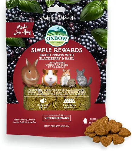 Miniatura 21 de Oxbow Animal Health Golosinas Vegetales Simples, Golosinas de Zanahorias y Pimiento para Conejos y Conejitos, Snack para Mascotas para Conejos