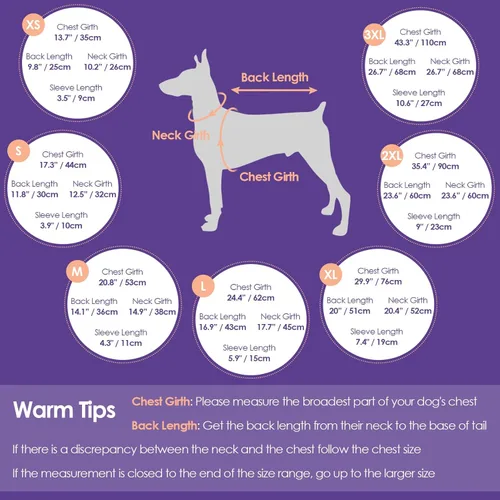 Miniatura 2 de Abrigo de cuerpo completo para perro – Chaqueta cálida de vellón para perros grandes, abrigos de invierno de cuello alto con arnés, traje de nieve