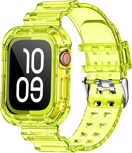 Miniatura 8 de NotoCity - Bandas transparentes para Apple Watch de 38 mm, 40 mm, 41 mm con estuche protector resistente transparente, compatible con Series 9, 8