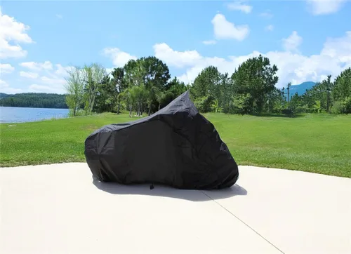 Miniatura 8 de SBU Funda para motocicleta compatible con Indian Scout. Fuerte protección UV Chopper Bike Tarp. Protección transpirable y portátil para vehículos
