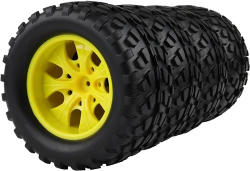 Miniatura 2 de Neumáticos y ruedas de 0.110 in Hex - 1/10 RC Monster Truck Neumáticos 5.118 in para Traxxas Stampede, Slash con inserto de espuma