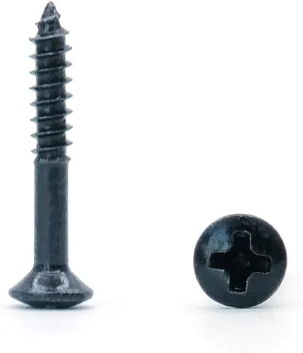 Miniatura 3 de 20 tornillos de montaje para anillo de pastilla Humbucker para guitarra Les Paul SG (negro)
