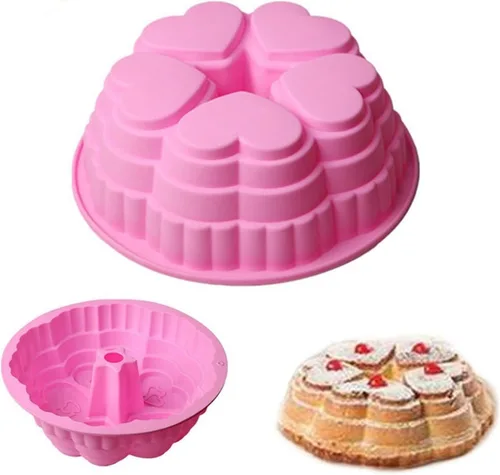 Miniatura 12 de FantasyDay Molde de silicona para tartas de cumpleaños de 13 pulgadas, moldes para hornear pasteles de fiesta para tu postre de cumpleaños, #7