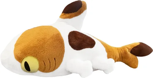 Miniatura 9 de Juguetes de animales de peluche Sharkitty, juguetes de peluche combinados de tiburón y gato (Rosa, 15.7 pulgadas)
