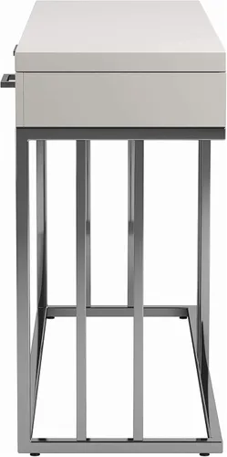 Miniatura 6 de Coaster Furniture Sofá Mesa Italiana Blanco y Latón Rosa 723139