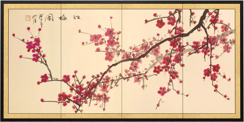 Miniatura 11 de Oriental Furniture - Bambú y cinco pájaros (36 pulgadas)