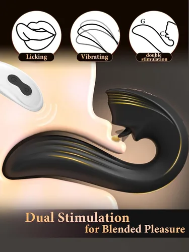 Miniatura 3 de Vibrador de juguetes sexuales para adultos para mujeres – Vibradores de empuje de lengua 3 en 1, consolador de rosa, juguetes sexuales con 9