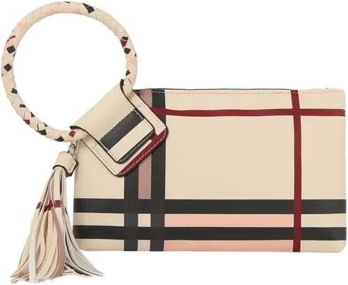 Miniatura 13 de Monedero de mano para mujer, cartera de noche con correa de mano, informal, formal, de cuero vegano, Metro Muse