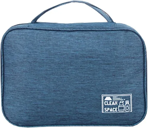 Miniatura 8 de Neceser colgante para viajes, bolsa organizadora de maquillaje impermeable para hombres y mujeres, bolsa de almacenamiento portátil de cosméticos