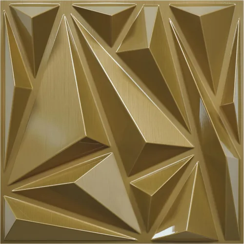 Miniatura 13 de STICKGOO Paneles de pared 3D, paquete de 33 paneles de pared con diseño de rayo y diamante para decoración de pared interior, paneles de pared