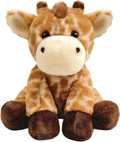 Miniatura 15 de OROZCOR Animal de Peluche de Vaca Highland, Lindos Juguetes de Figuras de Peluche de Vaca Esponjosa, Decoración de Peluche de Ganado Highland