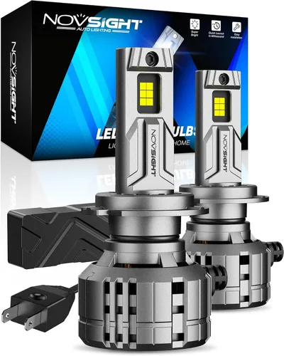 Miniatura 13 de NOVSIGHT Bombillas antiniebla H4/9003 88000LM, 900% bombillas antiniebla ultra brillantes, paquete de 2