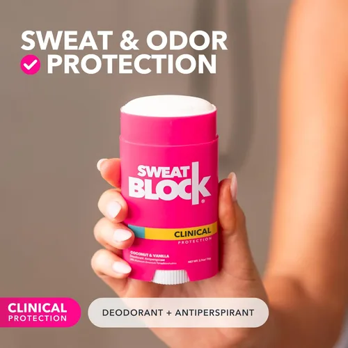 Miniatura 2 de SweatBlock Deodorante de Fuerza Clínica para Mujeres Aroma de Coco y Vainilla 48 Horas de Protección contra el Sudor y el Olor Fórmula de Uso Diario