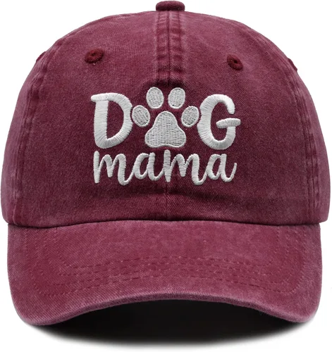 Miniatura 8 de Waldeal Sombrero de perro para mujer, ajustable, bordado, gorra de béisbol para mamá