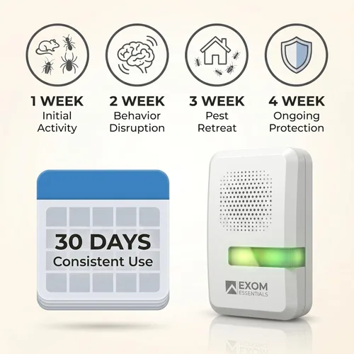Miniatura 8 de T-26, Ultrasonic Pest Repeller Wall Plug-in Most Effective Than Repellents - Get Rid of - Rodents, Squirrels, Mice, Rats, Bats, Roaches, Ants