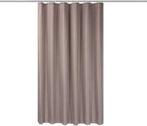 Simple&Opulence Cortina de ducha de tela sólida con ganchos para baño, extralarga, 72 x 78 pulgadas, impermeable, lavable a máquina, juego de
