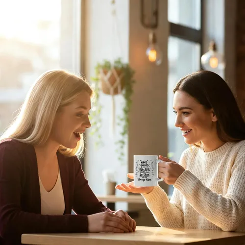 Miniatura 4 de Good Friends are Like Stars You Don't Always See Them but Know They Always There - Taza de café de cerámica con tema de la amistad, regalo