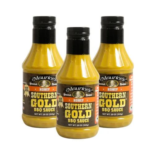 Miniatura 8 de Maurice's Southern Gold Salsa BBQ – Salsa clásica de mostaza Carolina con sabor atrevido – Auténtico aderezo de barbacoa de Carolina del Sur – Ricas