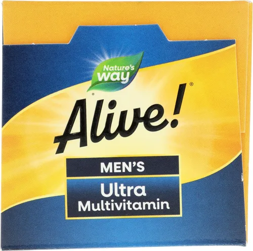 Miniatura 4 de Nature's Way ¡Alive! Tabletas multivitamínicas de ultra potencia una vez al día para hombre, vitamina diaria completa de alta potencia para hombres