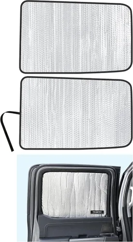 Miniatura 12 de YelloPro - Parasol para ventana lateral para asiento delantero (juego de 2) ajuste personalizado para Ford F-150 F150 2021 2022 2022 2023 2024 2025