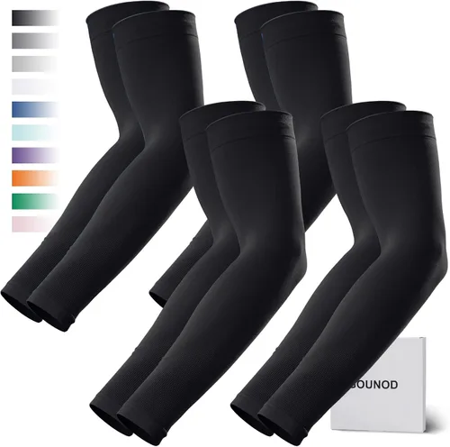 GOUNOD Arm Sleeves for Men and Women Compression Sleeve to Cover Full Arm Sun Protection, UV Block for Sports and Outdoors