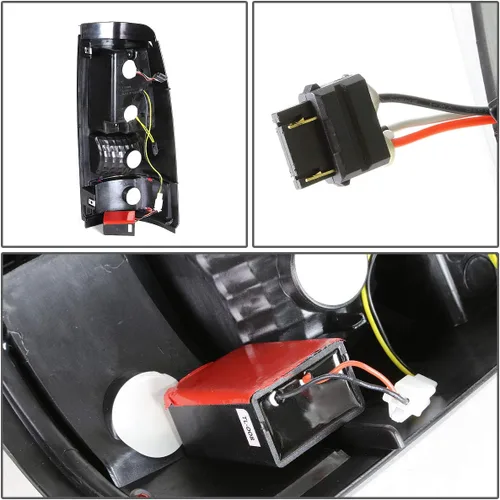 Miniatura 6 de DNA MOTORING TL-CSIL03-LED-3D-BK-SM - Conjunto de luz trasera LED 3D para lado del conductor y del pasajero