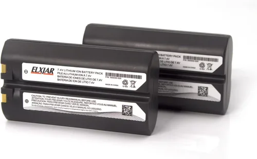 Paquete de 2 baterías de iones de litio de 7.4V 2200mAh 550039-100 repuesto para impresora Datamax Oneil MF2Te MF4Te Microflash 4i 4T MF4 OC2 OC3 OC4