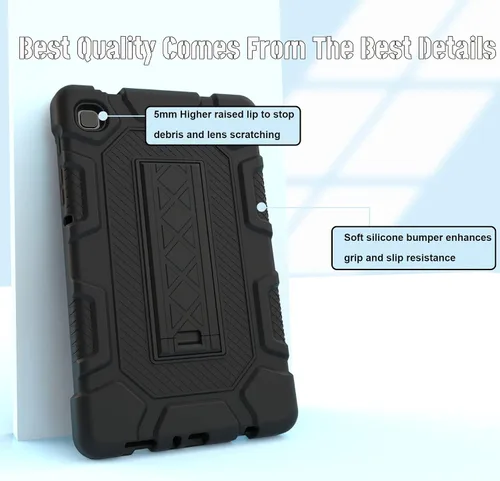 Miniatura 4 de Funda Samsung Galaxy Tab A7 Lite de 8.7 pulgadas con soporte, a prueba de golpes, resistente a los golpes, para Galaxy Tab A7 (SM-T220/T225)