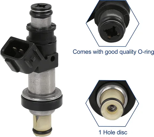 Miniatura 4 de X AUTOHAUX 06164-PCC-000 06164-PCA-000 boca del inyector de combustible emparejado flujo del coche para Honda CRV CR-V 1999-2001 2.0L