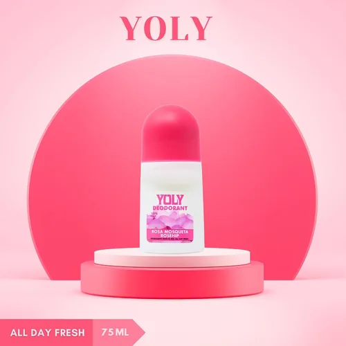 Miniatura 3 de Yoly Deoderant Rosa Mosqueta Antitranspirante, protección contra olores, fresco todo el día (2.53 onzas líquidas/paquete de 1)