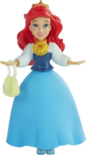 Miniatura 6 de Disney Princess Secret Styles Fashion Surprise Ariel, Mini juego de muñecas con ropa y accesorios adicionales, juguete para niñas de 4 años